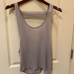 ALO Yoga Gray Muscle Tank